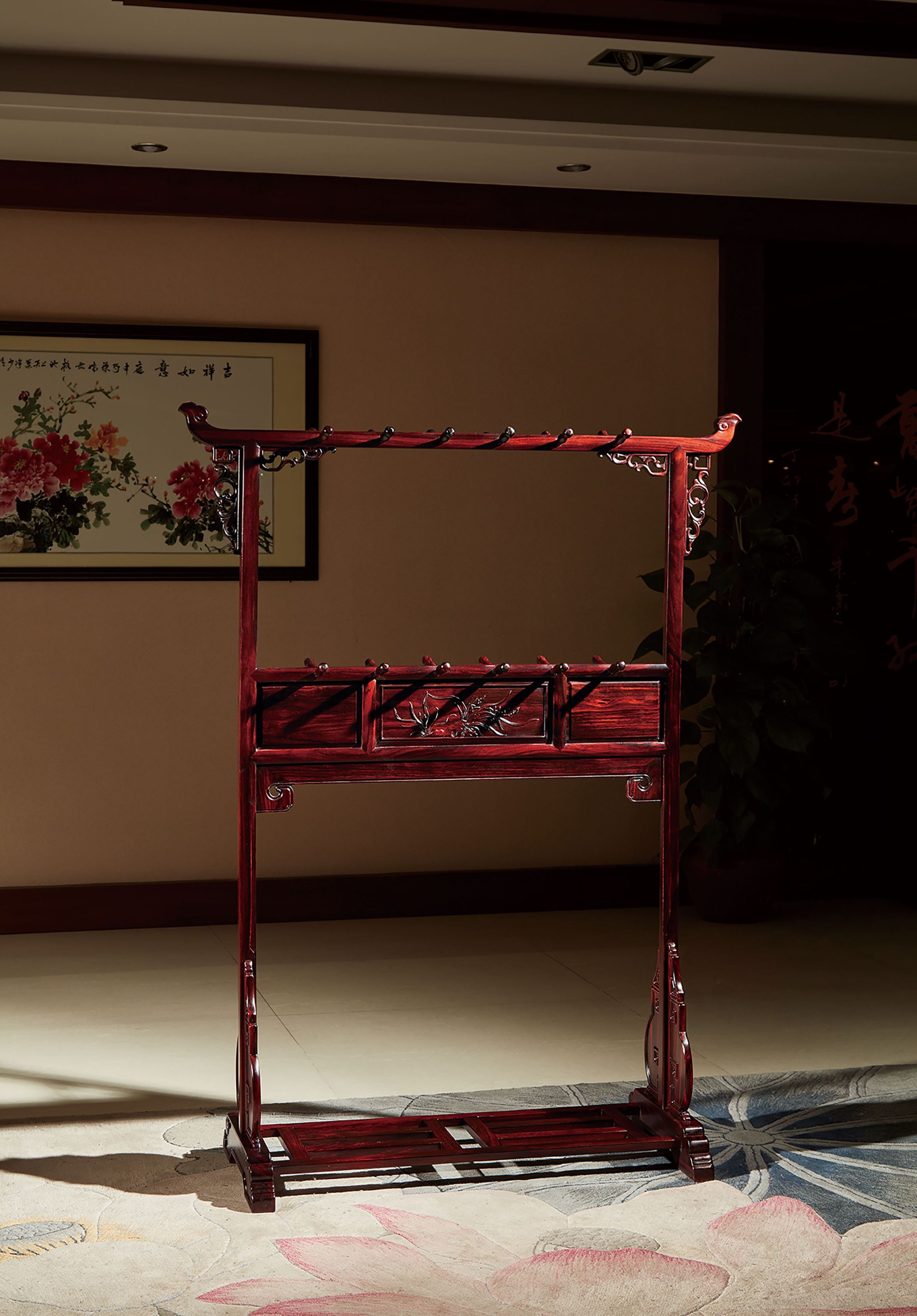 平安玉蘭衣帽架